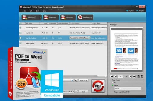 Free license key Aiseesoft PDF to Word Converter