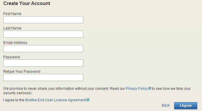 Grab McAfee Internet Security 6 months free 2