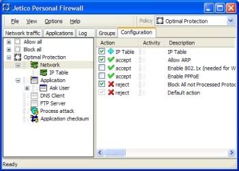 Jetico Personal Firewall free 2