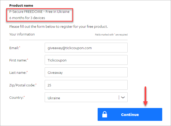 f secure freedome vpn giveaway page