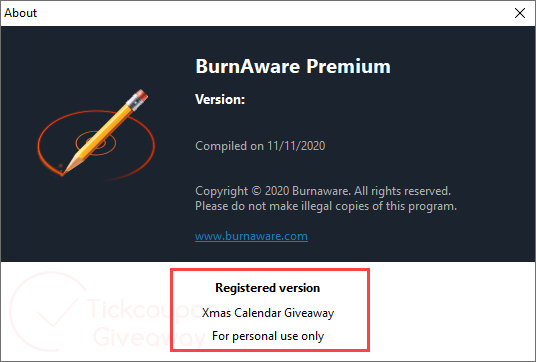Burnaware Premium License Key Free