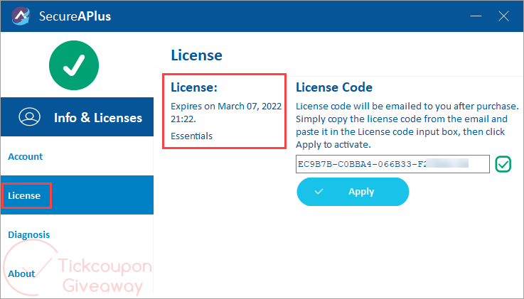 secureaplus essentials full license key free download