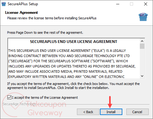 secureaplus essentials installation