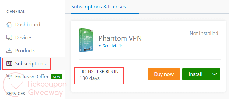 avira phantom vpn pro license key for free