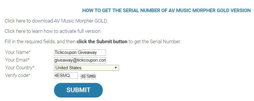 music morpher gold license key for free register