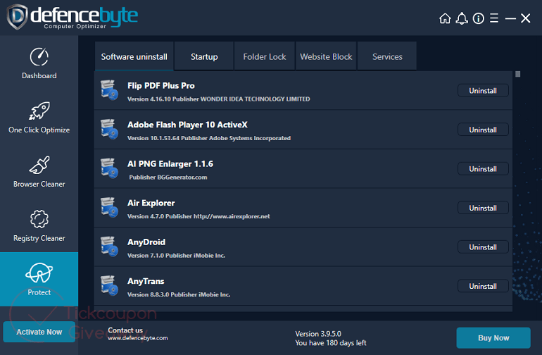 defencebyte computer optimizer protect