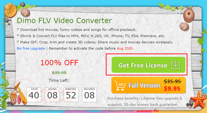 get free license dimo flv video converter 1 Get Free License Dimo FLV Video Converter