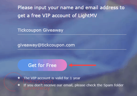 Enter your name & email