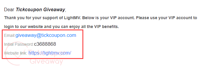 Registration information