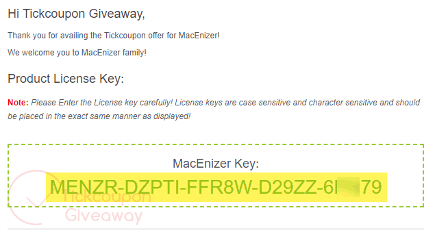 MacEnizer Free License Key