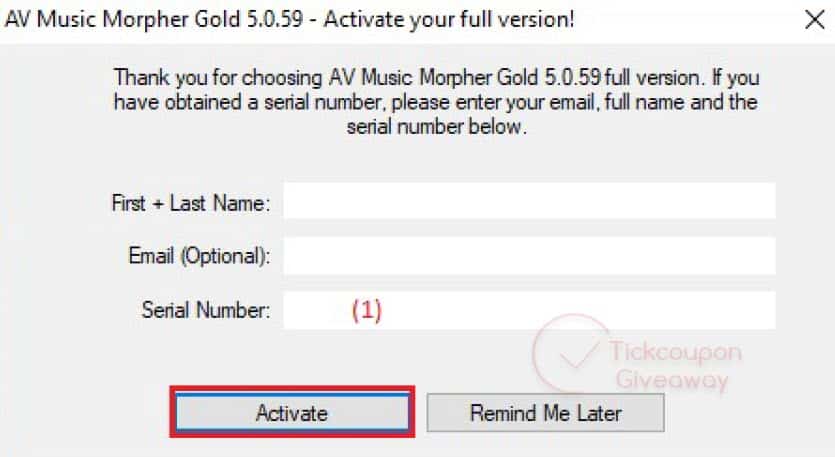 music morpher gold license key enter key