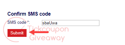 SMS code