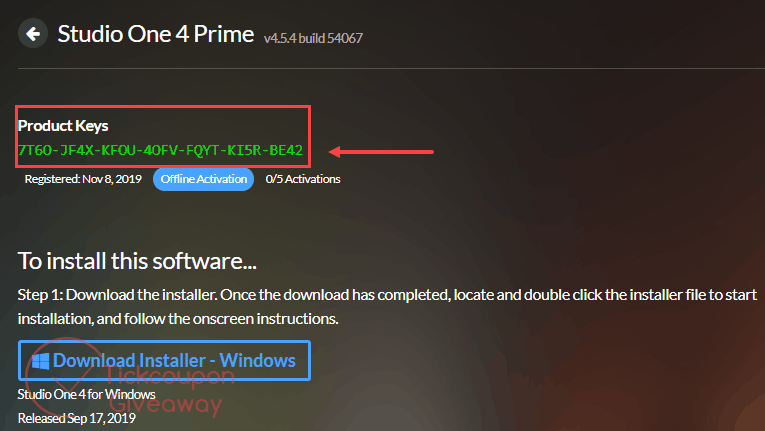 studio one prime license details studio one prime license details