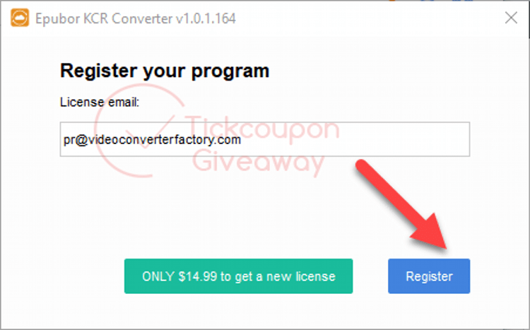 epubor kcr converter for windows register new1 Epubor KCR Converter for Windows Register