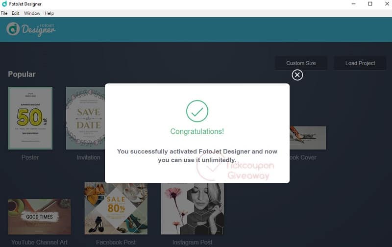fotojet designer for windows key activated