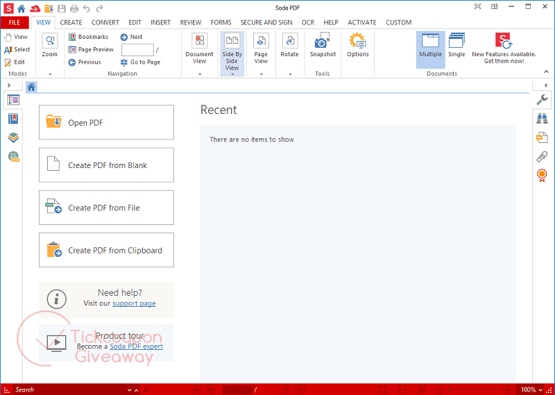 soda pdf 10 home Screenshot Soda PDF 10 Home Screenshot