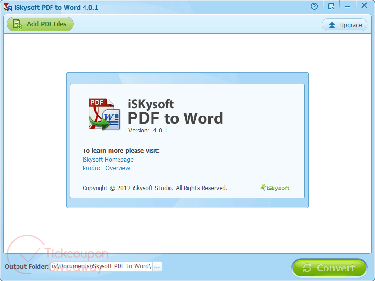 Iskysoft Pdf To Word Converter Screenshot