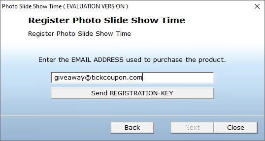 get key photo slide show time Get Key Photo Slide Show Time