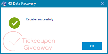 m3 data recovery for windows register successfully M3 Data Recovery For Windows Register Successfully