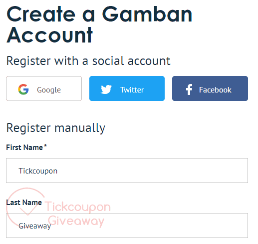 Create Gamban Account Create Gamban Account