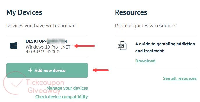Gamban Devices Gamban Devices