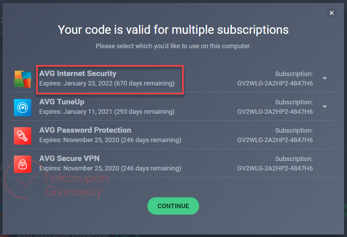 Avg Internet Security Giveaway License