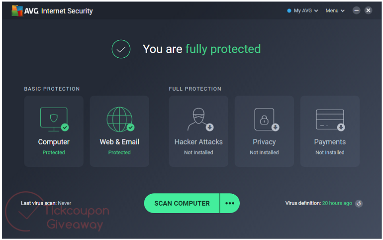 Avg Internet Security Screenshot