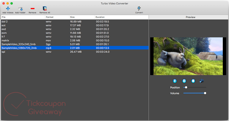 Turbo Video Converter Screenshot