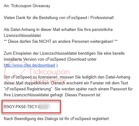 Cfosspeed Password
