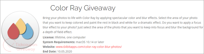 Color Ray Giveaway Color Ray Giveaway
