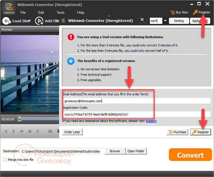 Register Widsmob Converter