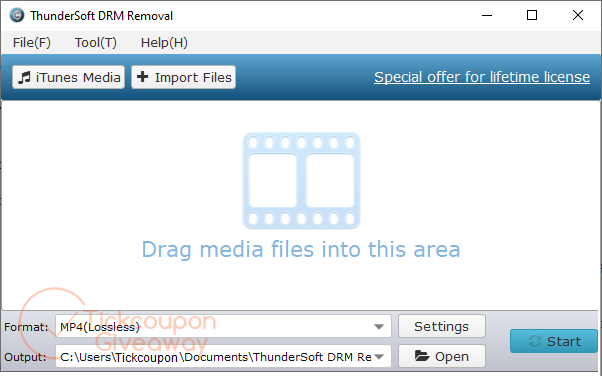 Screenshot Thundersoft Drm Removal