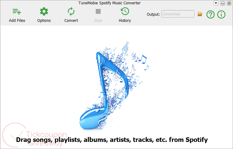 Tunemobie Spotify Music Converter Screenshot