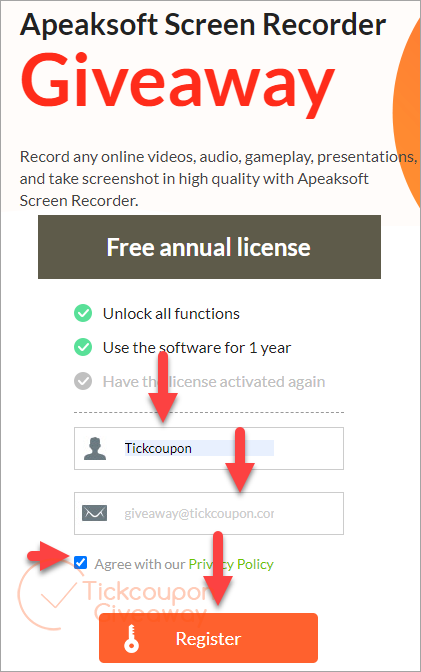 Apeaksoft Screen Recorder Get License Key Apeaksoft Screen Recorder Get License Key