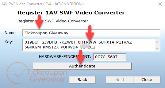 Register 1AV SWF Video Converter Register 1av Swf Video Converter