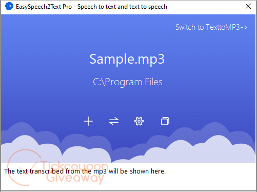 Screenshot Easyspeech2text Pro