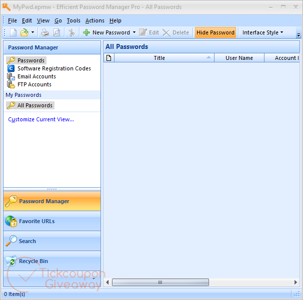 Efficient Password Manager Pro Giveaway Efficient Password Manager Pro Giveaway