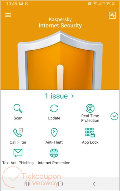Kaspersky Internet Security For Android Giveaway