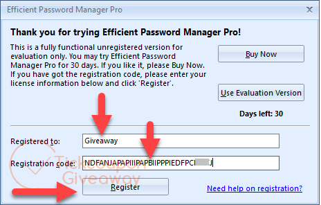 Register Efficient Password Manager Pro Register Efficient Password Manager Pro