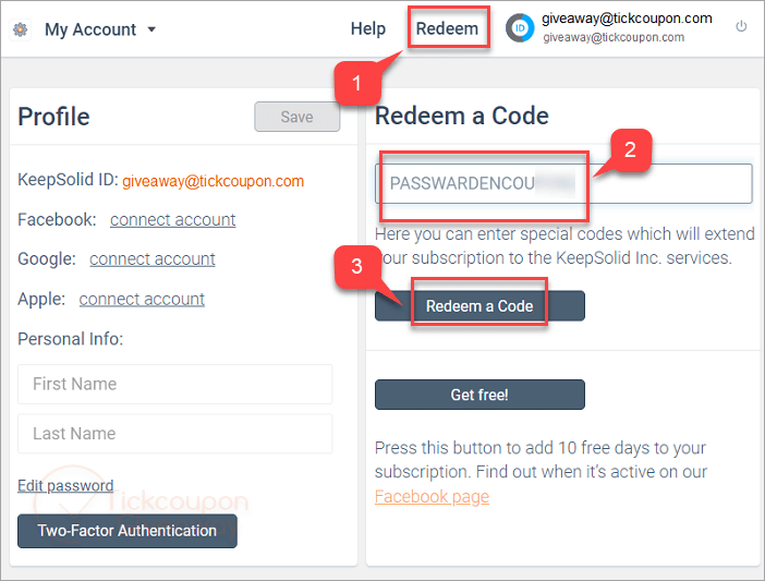 KeepSolid Passwarden Redeem Code Keepsolid Passwarden Redeem Code