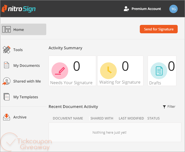 Nitro Sign Premium Giveaway Nitro Sign Premium Giveaway