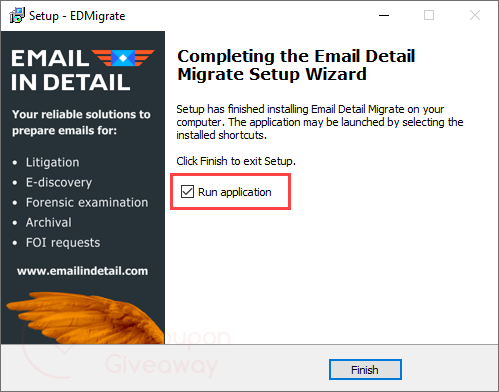 Email Detail Migrate Installation