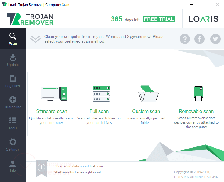 Loaris Trojan Remover Screenshot