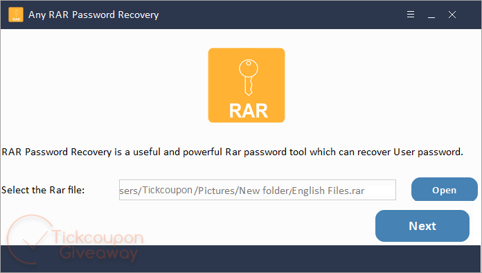Any Rar Password Recovery Giveaway