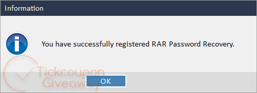 Any Rar Password Recovery Successfully Registered