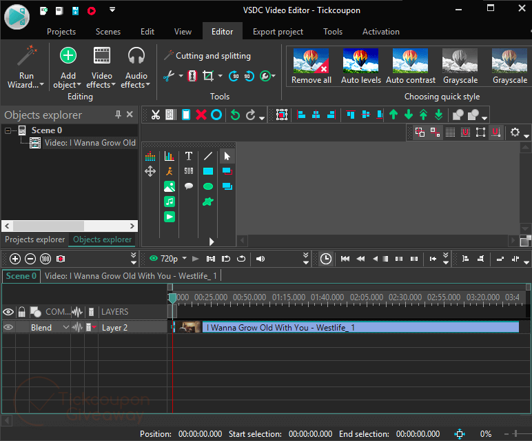 VSDC Video Editor Pro 1 年许可证 – 完整的视频编辑工具集