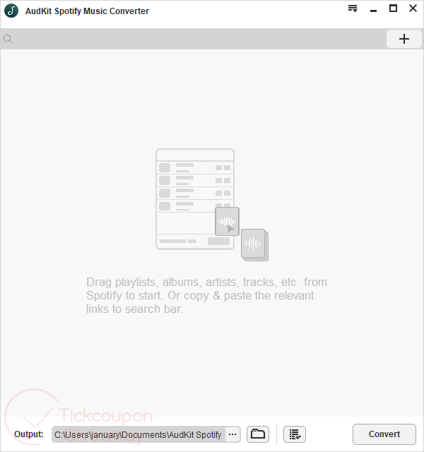 audkit spotify music converter screenshot Audkit Spotify Music Converter Screenshot