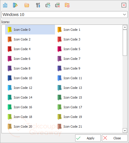 MG Folder Icon Basic Giveaway Screenshot