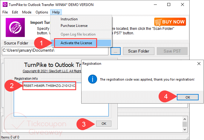 Turnpike To Outlook Transfer License Key Free