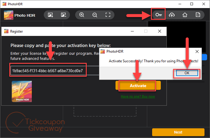 activate vertexshare photo hdr